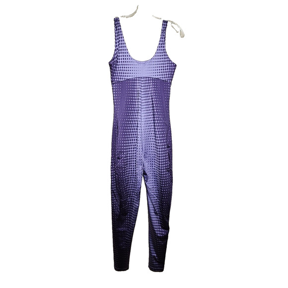 Yitty Headliner Shaping Catsuit Jumpsuit Purple Galaxy Small Clubwear Athleisure - Picture 3 of 15